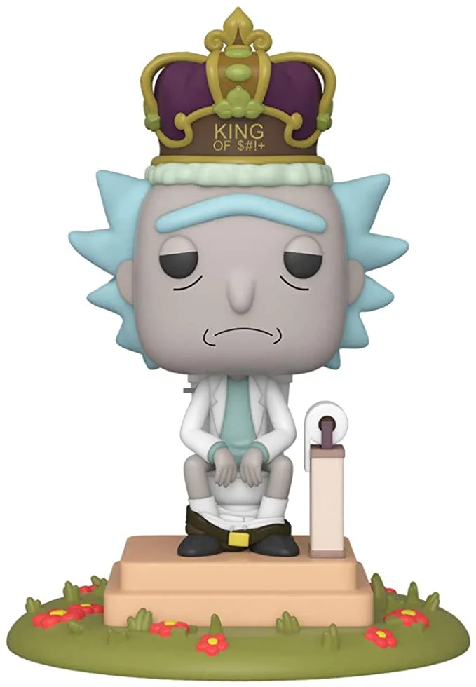 Boneco Funko Pop Rick And Morty Rick King Of $#!+ Electronic 694. Boneco Funko Pop Rick And Morty Rick King Of $#!+ Electronic 694.