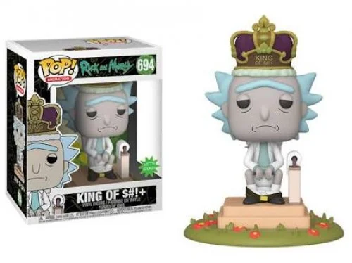 Boneco Funko Pop Rick And Morty Rick King Of $#!+ Electronic 694. Boneco Funko Pop Rick And Morty Rick King Of $#!+ Electronic 694.
