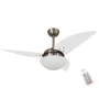 Ventilador De Teto Volare Bronze Vr42 Class Branco 127V e Controle Remoto