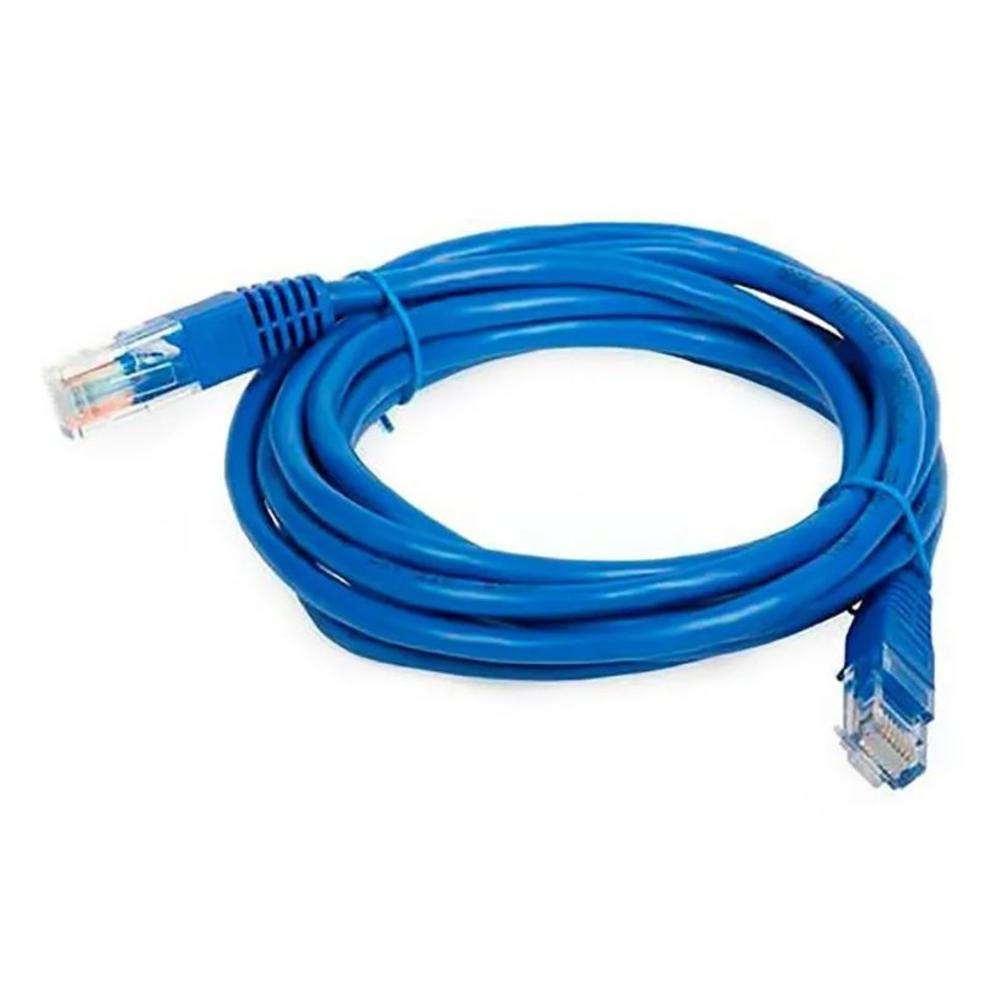 Cabo de Rede Exbom Cat5e Rj45, 5M, Azul