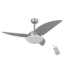 Ventilador De Teto Volare Escovado Class Titanio 127V e Controle Remoto