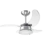 Ventilador Chanceler Alumínio 110v 3 Pás Trasparentes