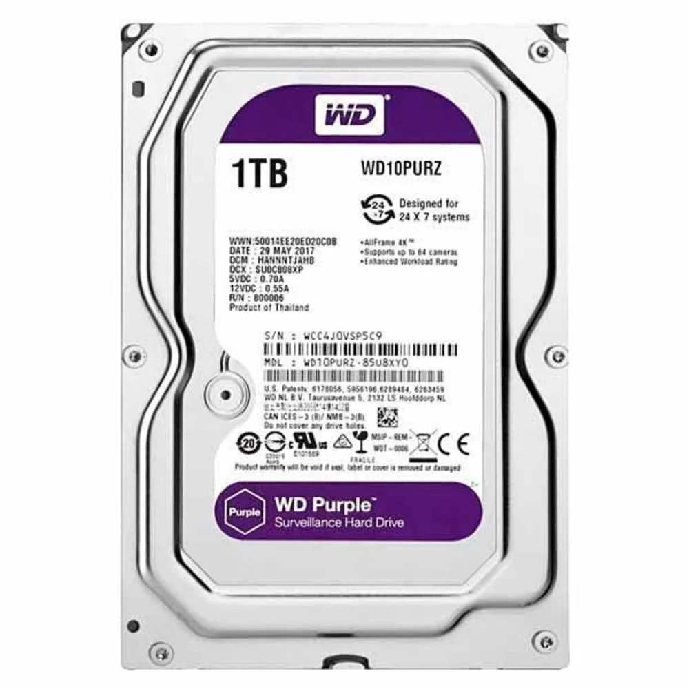 Hd Interno Western Digital Wd Purple KaBuM