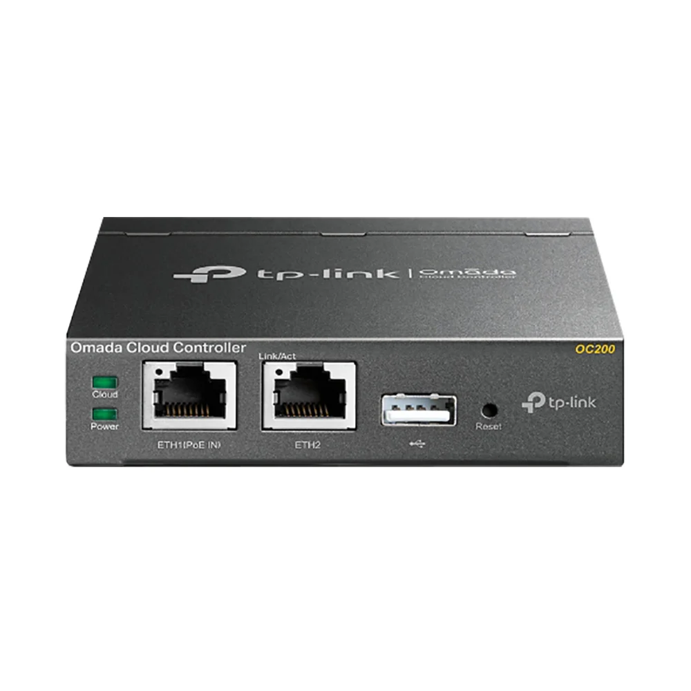 Controlador Eap Tp-link Cloud Omada, 2 Lan Poe, 1 Usb, 100MBps - Oc200