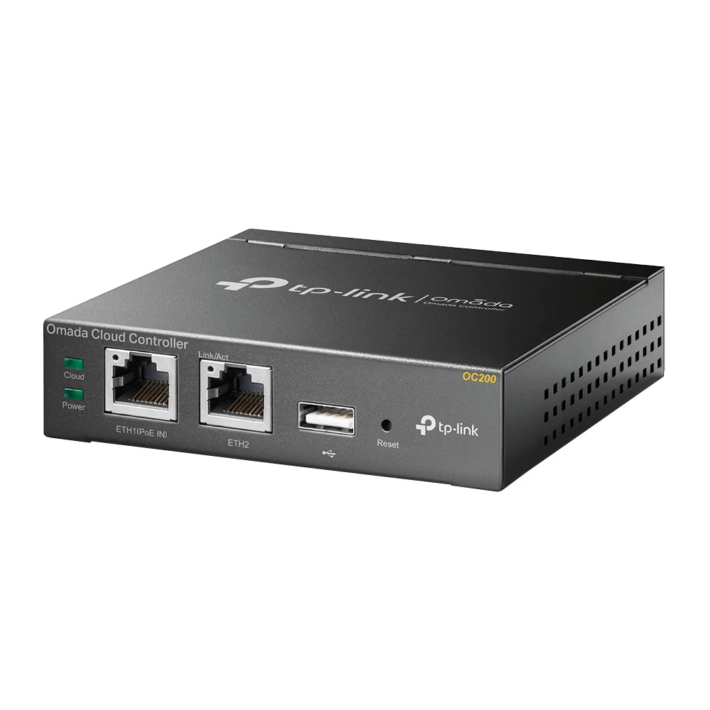 Controlador Eap Tp-link Cloud Omada, 2 Lan Poe, 1 Usb, 100MBps - Oc200