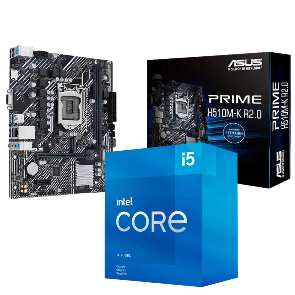 cpu i5 11400f asus pcケース セット　まとめ売り Kit Intel 11 Geraço KaBuM