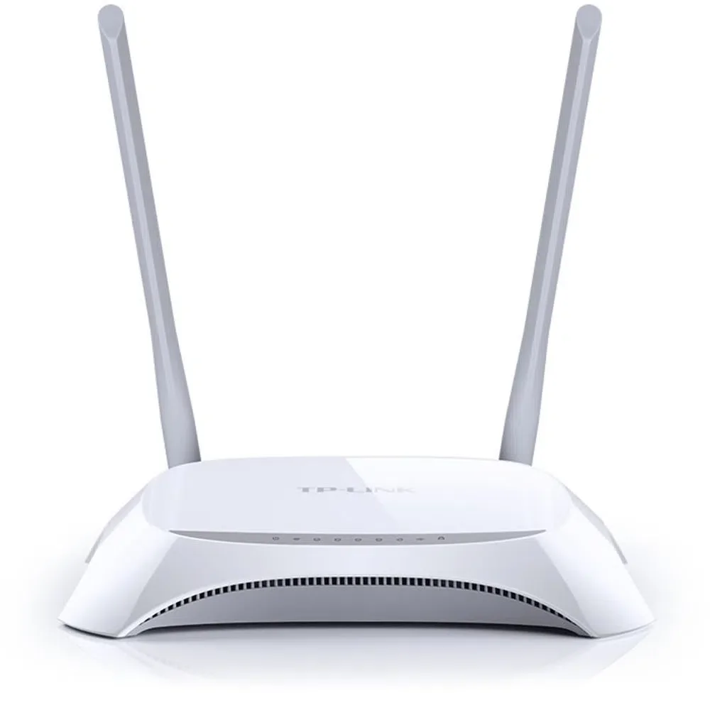 Roteador Wi-fi, Tp-link, TL-MR3420 - 300mbps - USB Para Modem 3G4G - 2 Antenas 3dbi Removível Roteador Wi-fi, Tp-link, TL-MR3420 - 300mbps - USB Para Modem 3G4G - 2 Antenas 3dbi Removível