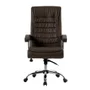 Cadeira Office Conforsit Presidente Munique, Peso Máx. Suportado 120Kg, Marrom - 4648