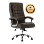 Cadeira Office Conforsit Presidente Munique, Peso Máx. Suportado 120Kg, Marrom - 4648