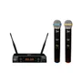 Microfone Duplo, Sem Fio, Dylan, Com Receptor Uhf, 2 Antenas - Udx-02