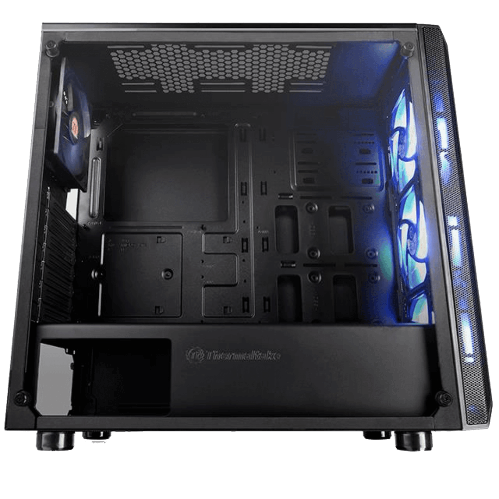 Gabinete Thermaltake Versa J23, Mid Tower, RGB, ATX, Vidro Lateral, Com 4 Fans, Black - Ca-1l6-00m1wn-01 Gabinete Thermaltake Versa J23, Mid Tower, RGB, ATX, Vidro Lateral, Com 4 Fans, Black - Ca-1l6-00m1wn-01