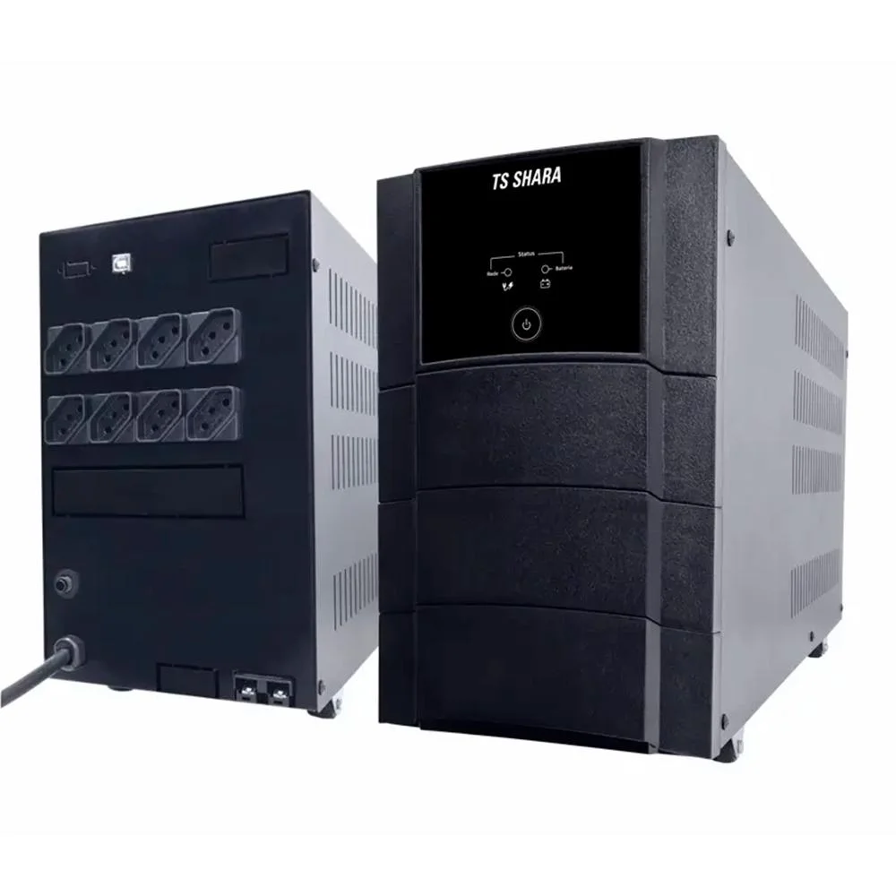 Nobreak TS Shara UPS Senoidal Universal, 2200VA, 4 Baterias Internas, Senoidal, Indicador LED, Bivolt - 4452 Nobreak TS Shara UPS Senoidal Universal, 2200VA, 4 Baterias Internas, Senoidal, Indicador LED, Bivolt - 4452