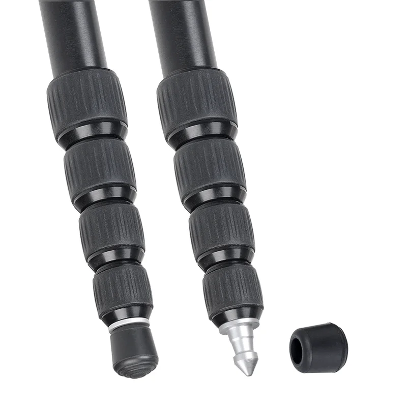 Tripé Com Cabeça Esférica Ball Head Kingjoy C1229b-v00 Preto Fibra De Carbono Para Até 10kg