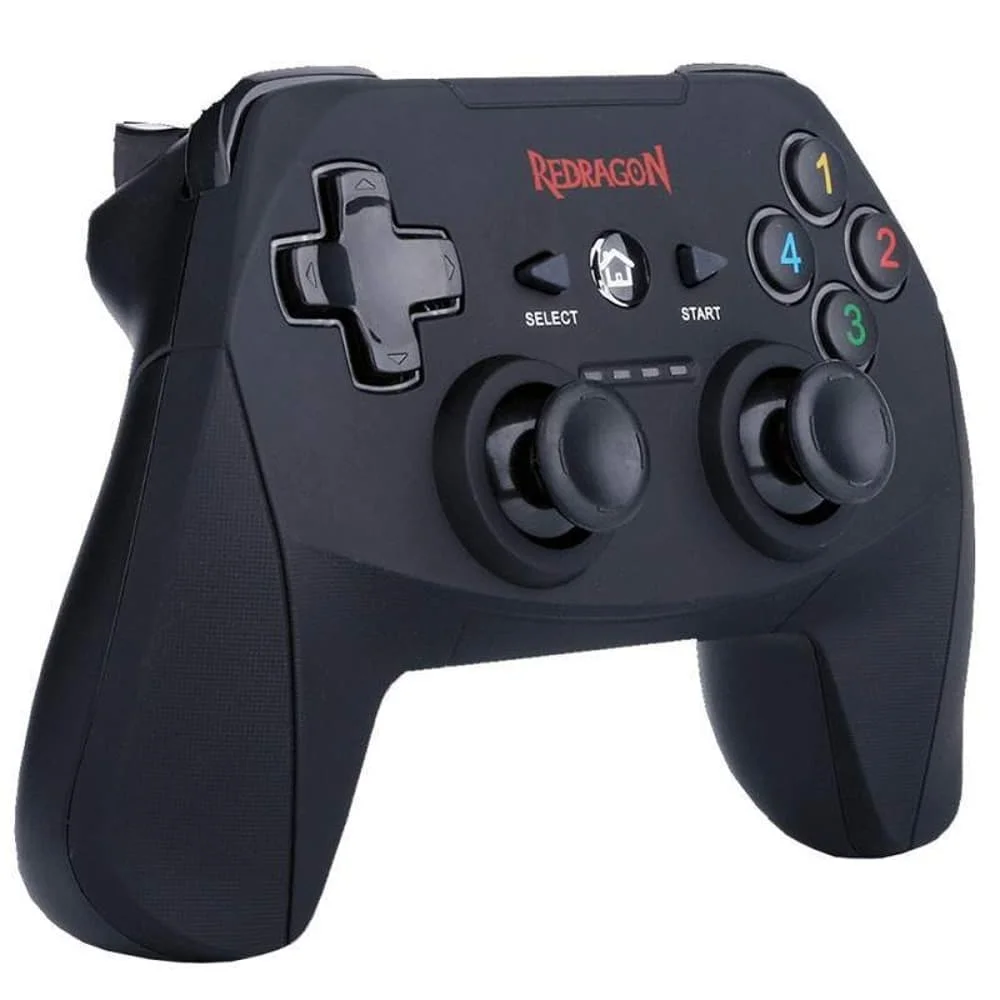 Controle Redragon Sem Fio Harrow G808, Para PC E PS3, Preto Controle Redragon Sem Fio Harrow G808, Para PC E PS3, Preto