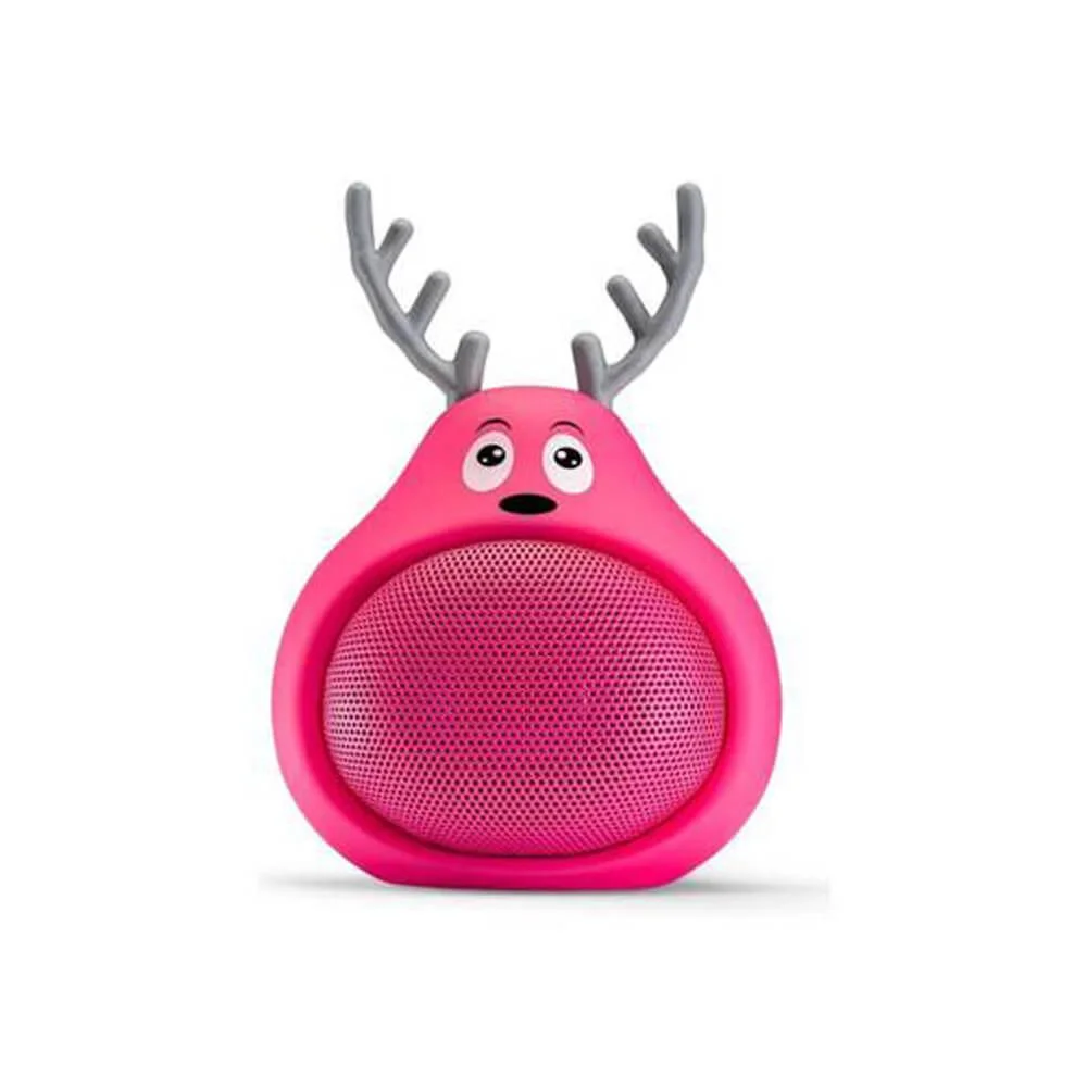 Caixa de Som Tectoy Sound Toons Alce Rosa KaBuM