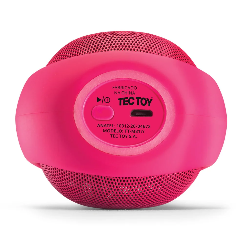 Caixa de Som Tectoy Sound Toons Alce Rosa KaBuM