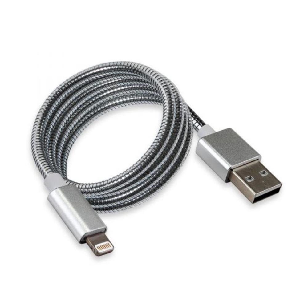 Cabo USB Lightning Kingo Metal Resistente | KaBuM!