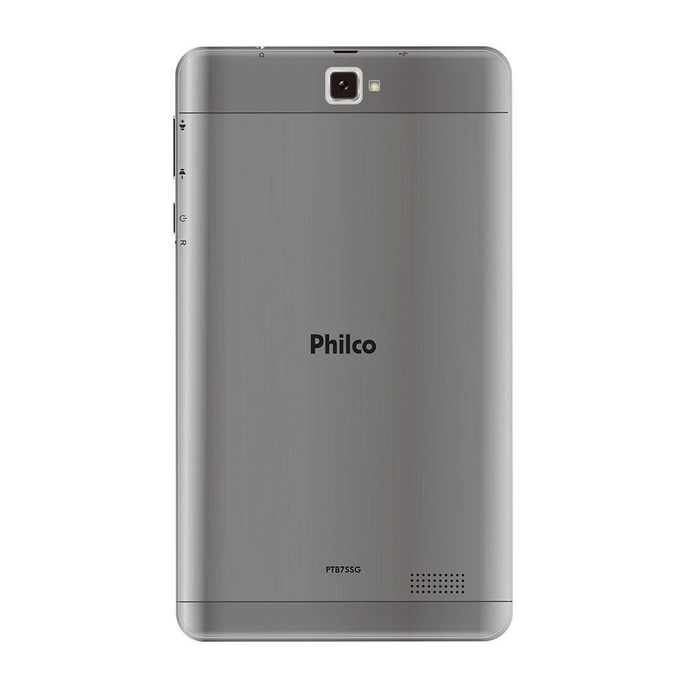 Tablet Tela 7" Android 9 Go Wi-Fi, 16GB, 1GB RAM, Cinza, Philco - PTB7SSG