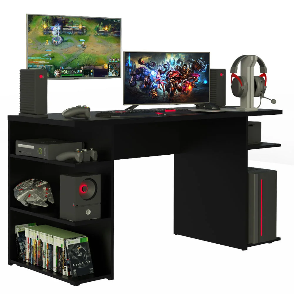 Mesa para Escritório Madesa, Preto - 9409 Mesa para Escritório Madesa, Preto - 9409