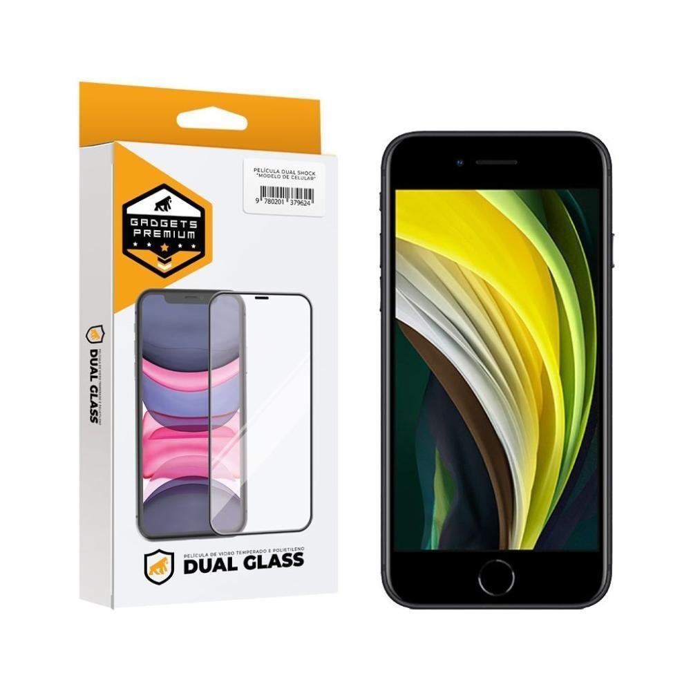 Película Dual Glass Para Iphone 7 - Branca - Gshield