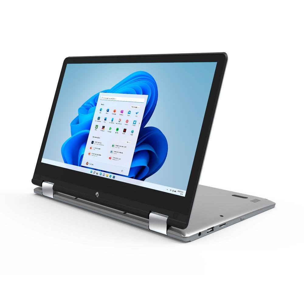 Notebook Positivo Duo 2 Em 1, Intel Celeron Dual Core, Memória RAM 4GB, 128GB, Tela 11.6 Full HD Touchscreen, Windows 11 Home, Cinza - C4128A Notebook Positivo Duo 2 Em 1, Intel Celeron Dual Core, Memória RAM 4GB, 128GB, Tela 11.6 Full HD Touchscreen, Windows 11 Home, Cinza - C4128A