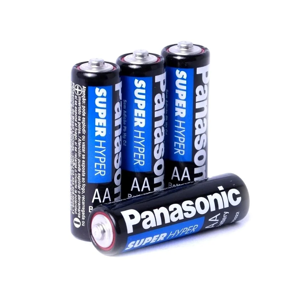 Pilha Zinco AA Panasonic 13x4 Unidades KaBuM