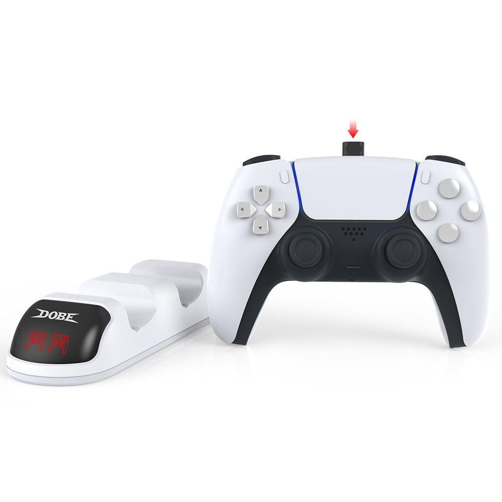 Dual Charging Dock Com Visor Para Controle P5 Dobe Tp5-0506 Dual Charging Dock Com Visor Para Controle P5 Dobe Tp5-0506