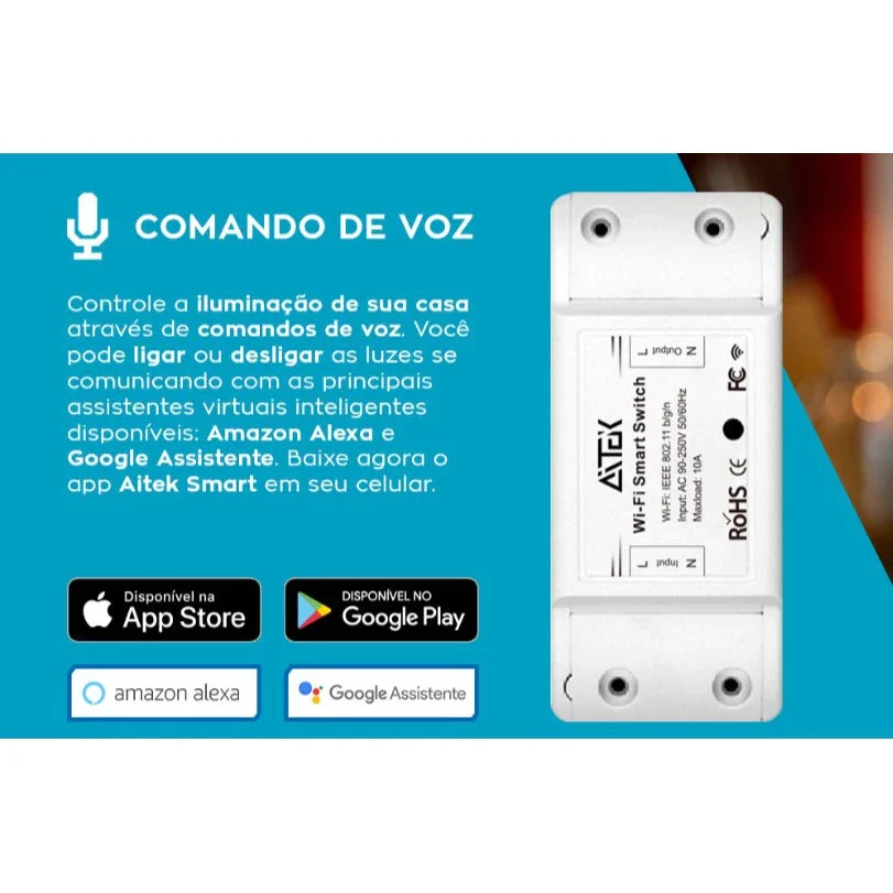 Módulo Automação 01 Canal Wifi Agl.