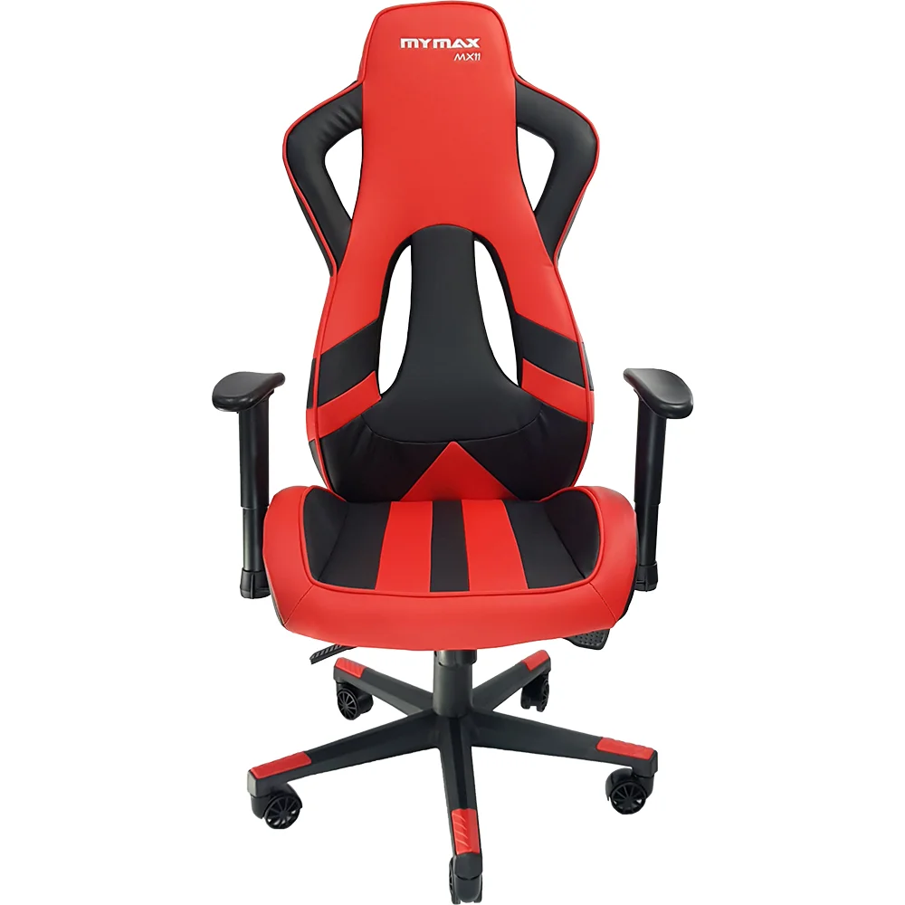 Cadeira Gamer Mymax MX11, Até 150 Kg, Giratória, Preto E Vermelho Cadeira Gamer Mymax MX11, Até 150 Kg, Giratória, Preto E Vermelho