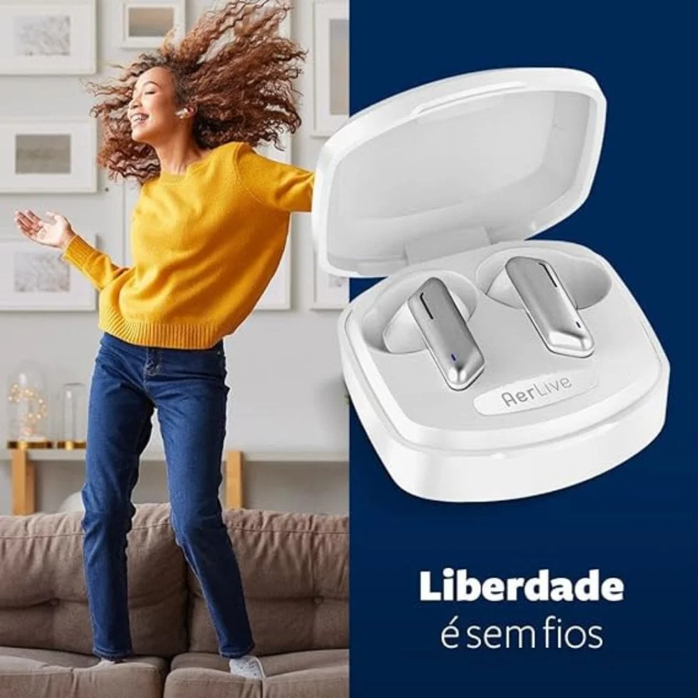 Fone De Ouvido Bluetooth Aerlive Geonav Tws - Aer12wt