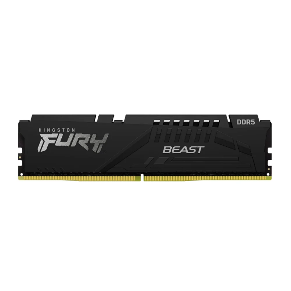 Memória Kingston Fury Beast, 16GB, 5600MHz, DDR5, CL40, Preto - KF556C40BB-16 Memória Kingston Fury Beast, 16GB, 5600MHz, DDR5, CL40, Preto - KF556C40BB-16
