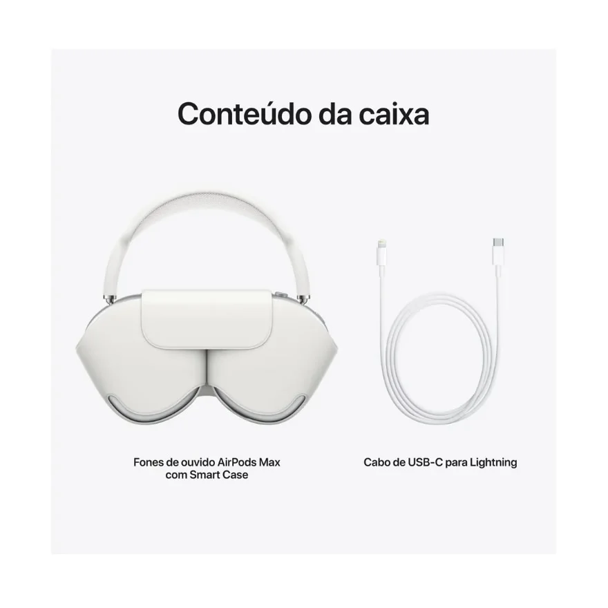 Apple Airpods Max Headband Prateado Mgyj3am