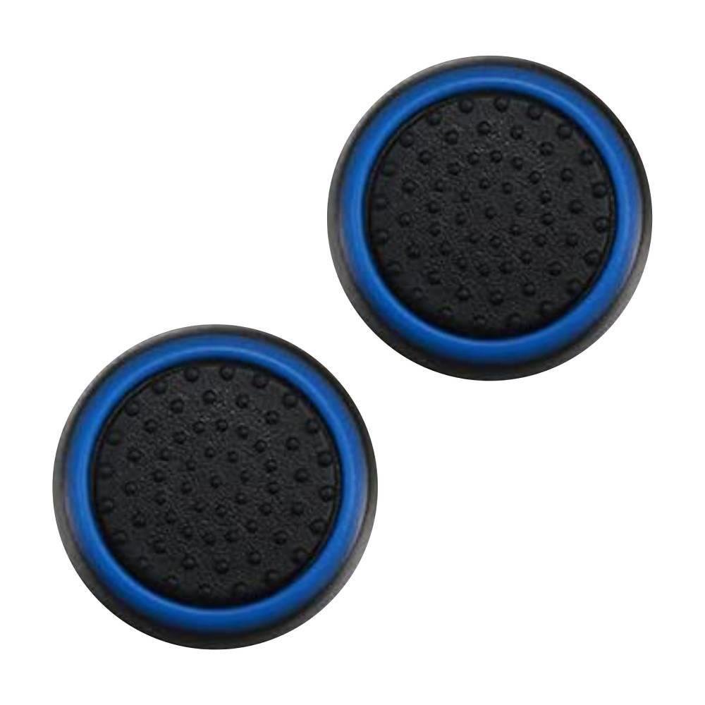 1 Par De Grips P/ Controle Anti Derrapante Silicone Botão Analógico Do Joystick Cor: Azul Escuro