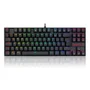 Teclado Magnético Gamer Redragon Kumara Pro, RGB, Preto, Switch Azul - K552