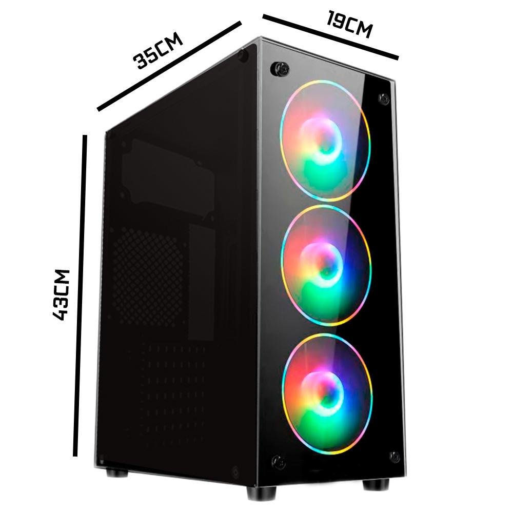 PC Gamer Fácil Intel Core I9 10900f, 16GB RAM DDR4, RTX 3060 12GB, GDDR6, SSD 960GB - Fonte 750w