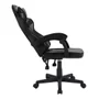 Cadeira Gamer Fox Racer Nordic, 125kg, Courino, Encostos Ajustável, Preto