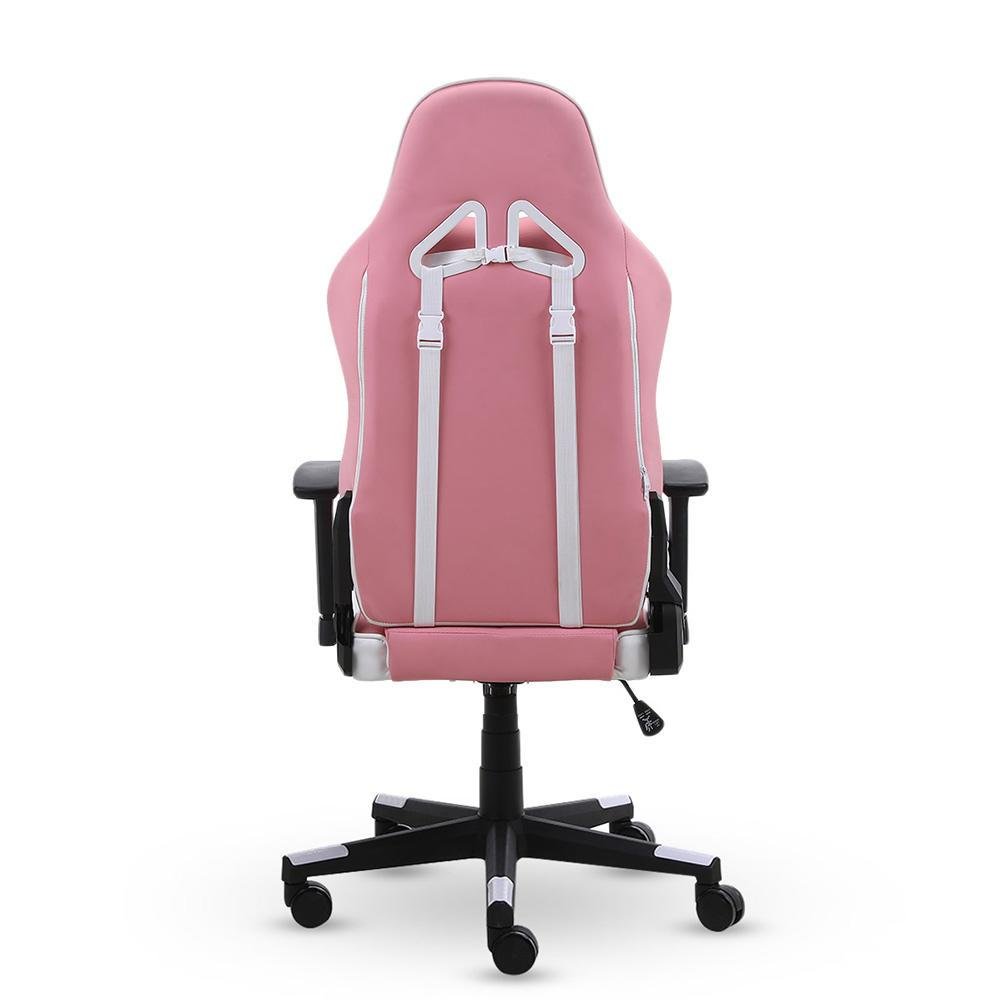 Cadeira Gamer XT Racer Viking, Reclinável, Ergonômica, Couro Sintético, Rosa e Branco Cadeira Gamer XT Racer Viking, Reclinável, Ergonômica, Couro Sintético, Rosa e Branco