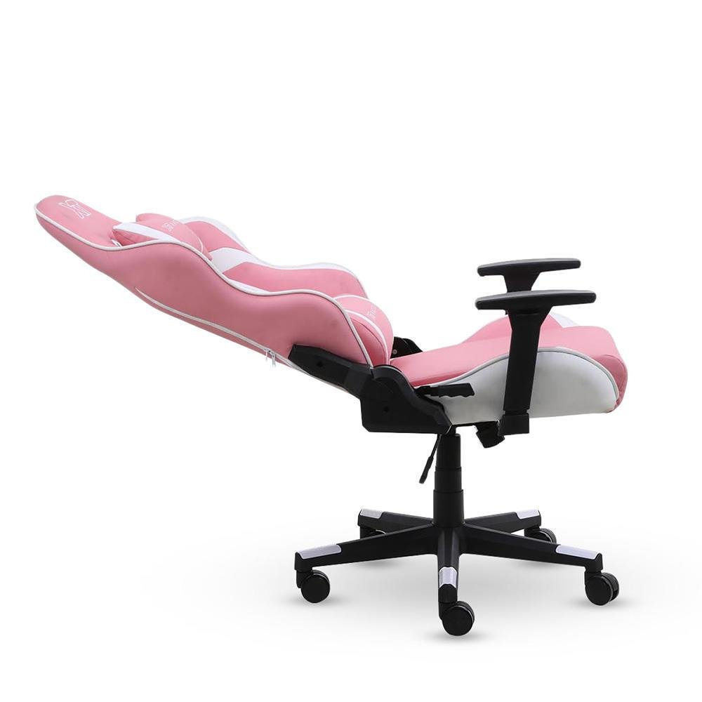 Cadeira Gamer XT Racer Viking, Reclinável, Ergonômica, Couro Sintético, Rosa e Branco Cadeira Gamer XT Racer Viking, Reclinável, Ergonômica, Couro Sintético, Rosa e Branco