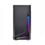 Gabinete Gamer K-mex Cg-01kt Hawk Ii Fita Led Rgb Latetal Full Acrílico S/ Fonte - Cg01ktrh0010b0x