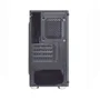 Gabinete Gamer K-mex Cg-01kt Hawk Ii Fita Led Rgb Latetal Full Acrílico S/ Fonte - Cg01ktrh0010b0x