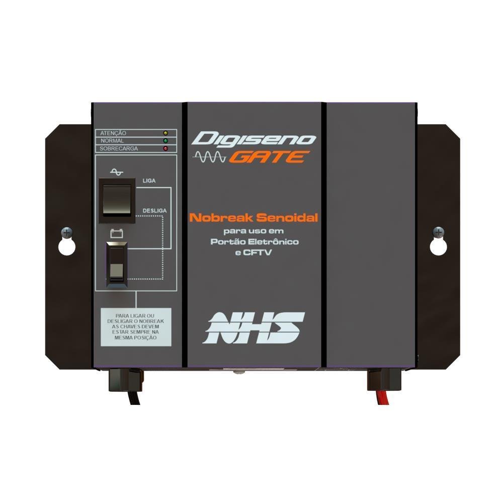 Nobreak NHS Digiseno Gate 1/2 HP, 12V, Senoidal 750VA E/S 120V/220V Selecionável, Sem Bateria - 91.P0.007500