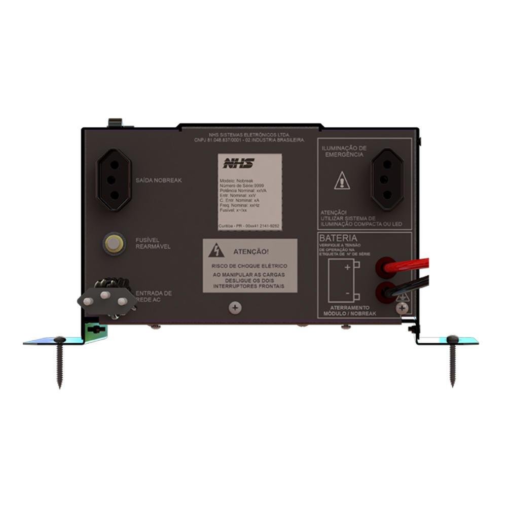 Nobreak NHS Digiseno Gate 1/2 HP, 12V, Senoidal 750VA E/S 120V/220V Selecionável, Sem Bateria - 91.P0.007500