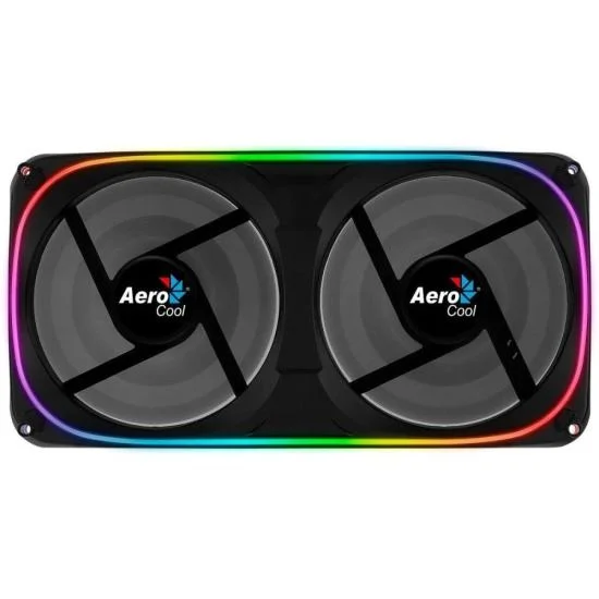 Cooler FAN AEROCOOL Astro 24, ARGB, Para Placa De Vídeo, Dual Cooler FAN AEROCOOL Astro 24, ARGB, Para Placa De Vídeo, Dual