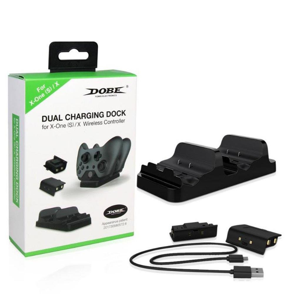 Suporte De Carregamento Profissional, Base De Carregamento De 2 Baterias, Para Controle Xbox One