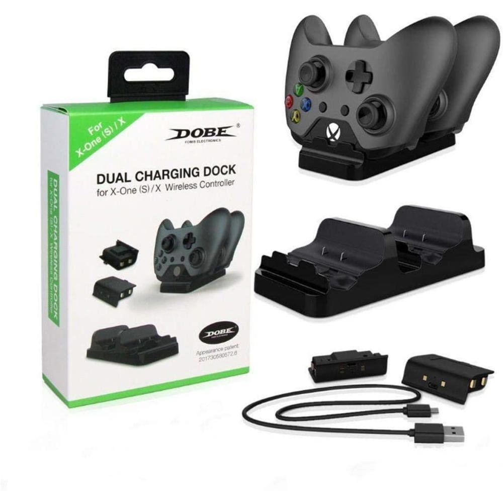 Suporte De Carregamento Profissional, Base De Carregamento De 2 Baterias, Para Controle Xbox One