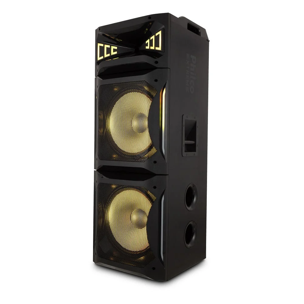 Caixa Acústica Philco Flash Lights Preta Pcx30000 – Bivolt Caixa Acústica Philco Flash Lights Preta Pcx30000 – Bivolt