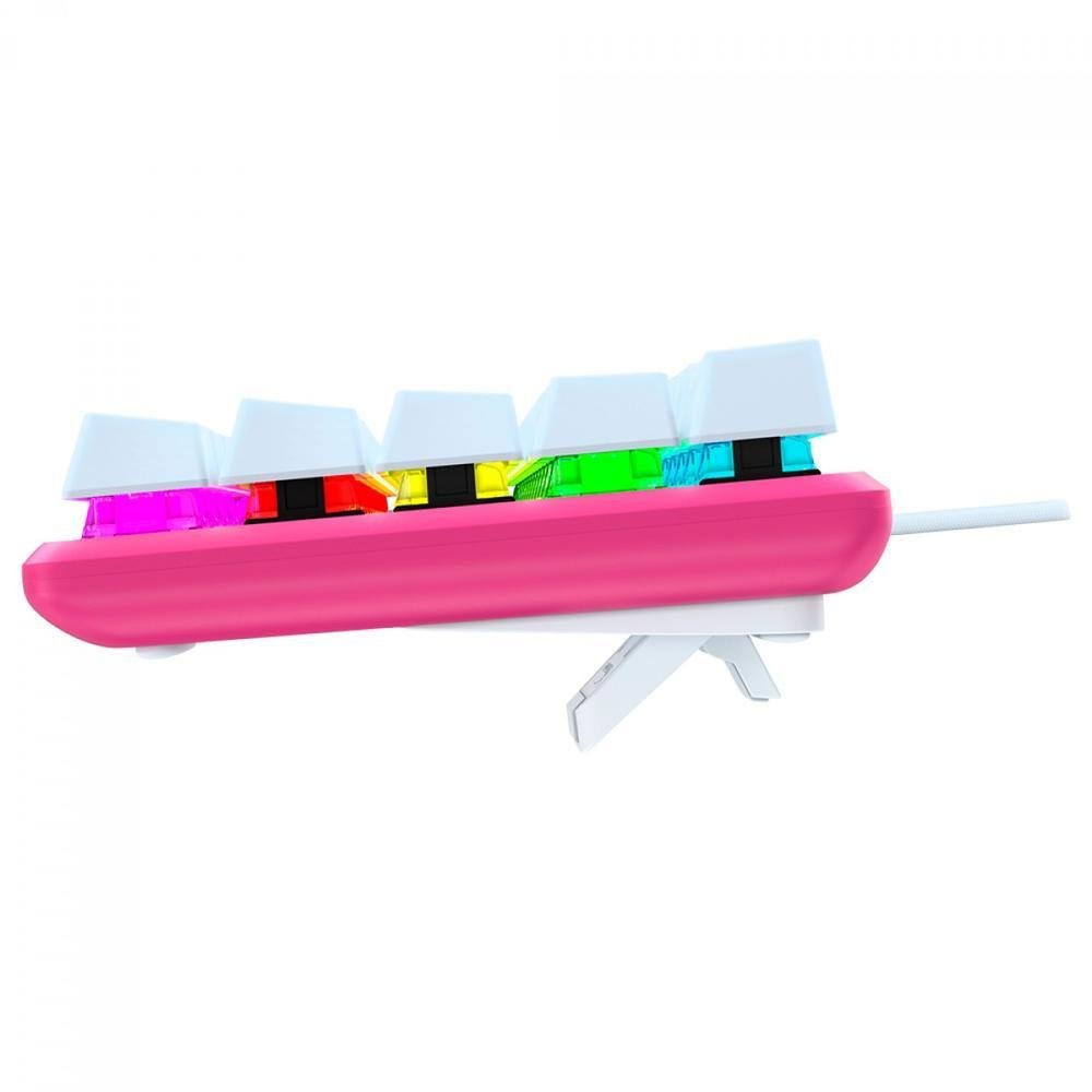 Teclado Mecânico Gamer Hyperx Alloy Origins 60% Pink/white, RGB, Switch Hyperx RED Ansi Anti-ghosting - 572y6aa#aba Teclado Mecânico Gamer Hyperx Alloy Origins 60% Pink/white, RGB, Switch Hyperx RED Ansi Anti-ghosting - 572y6aa#aba