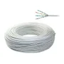 Cabo De Rede Lan Cat.5e 4 Pares Rolo Com 100 Metros Branco - Fukurawa