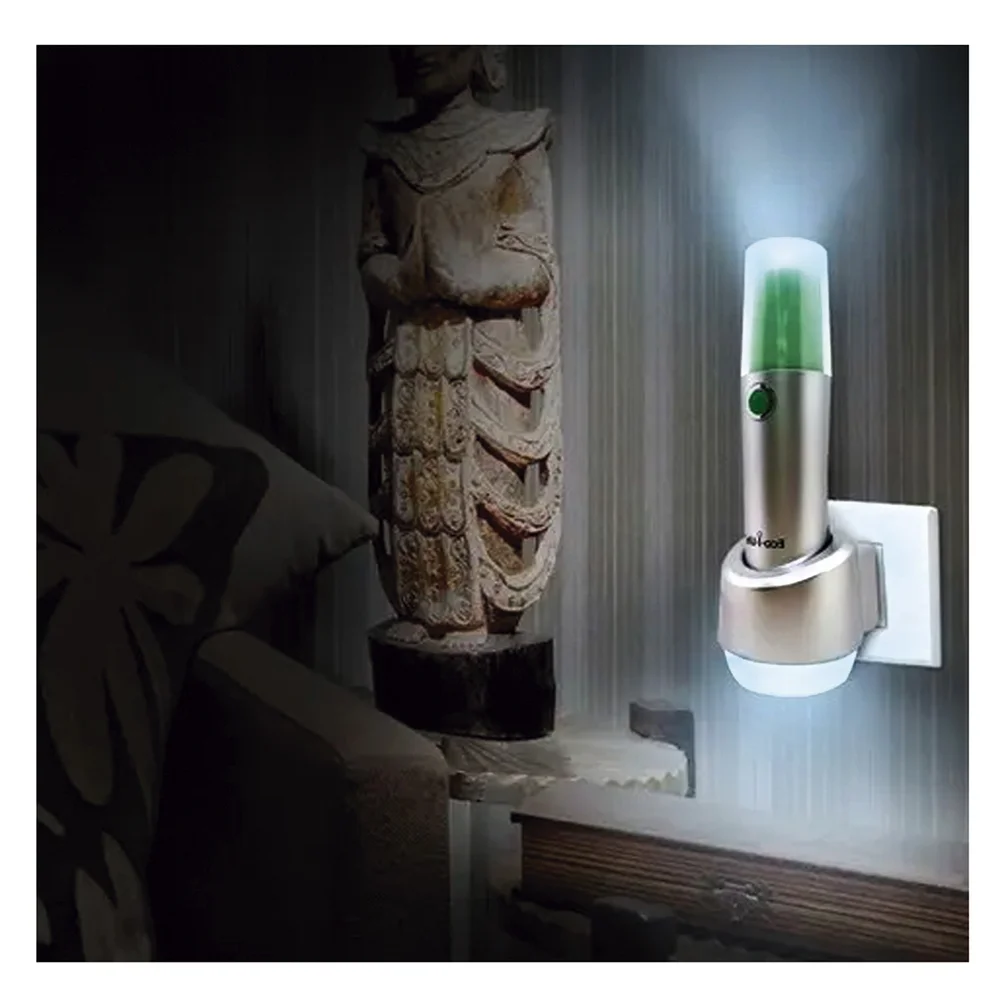Lanterna 3 Em 1 LED Luz Emergencia Bateria 7 Horas 110v Nightlight Capstone