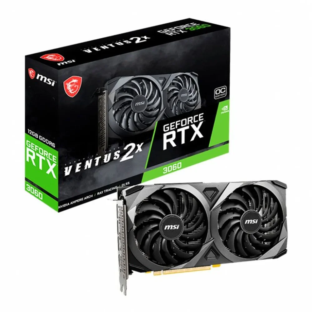 NVIDIA GeForce RTX3060 12GB GDDR6(箱付き) Placa de Vídeo NVIDIA GeForce RTX 3060 12GB KaBuM
